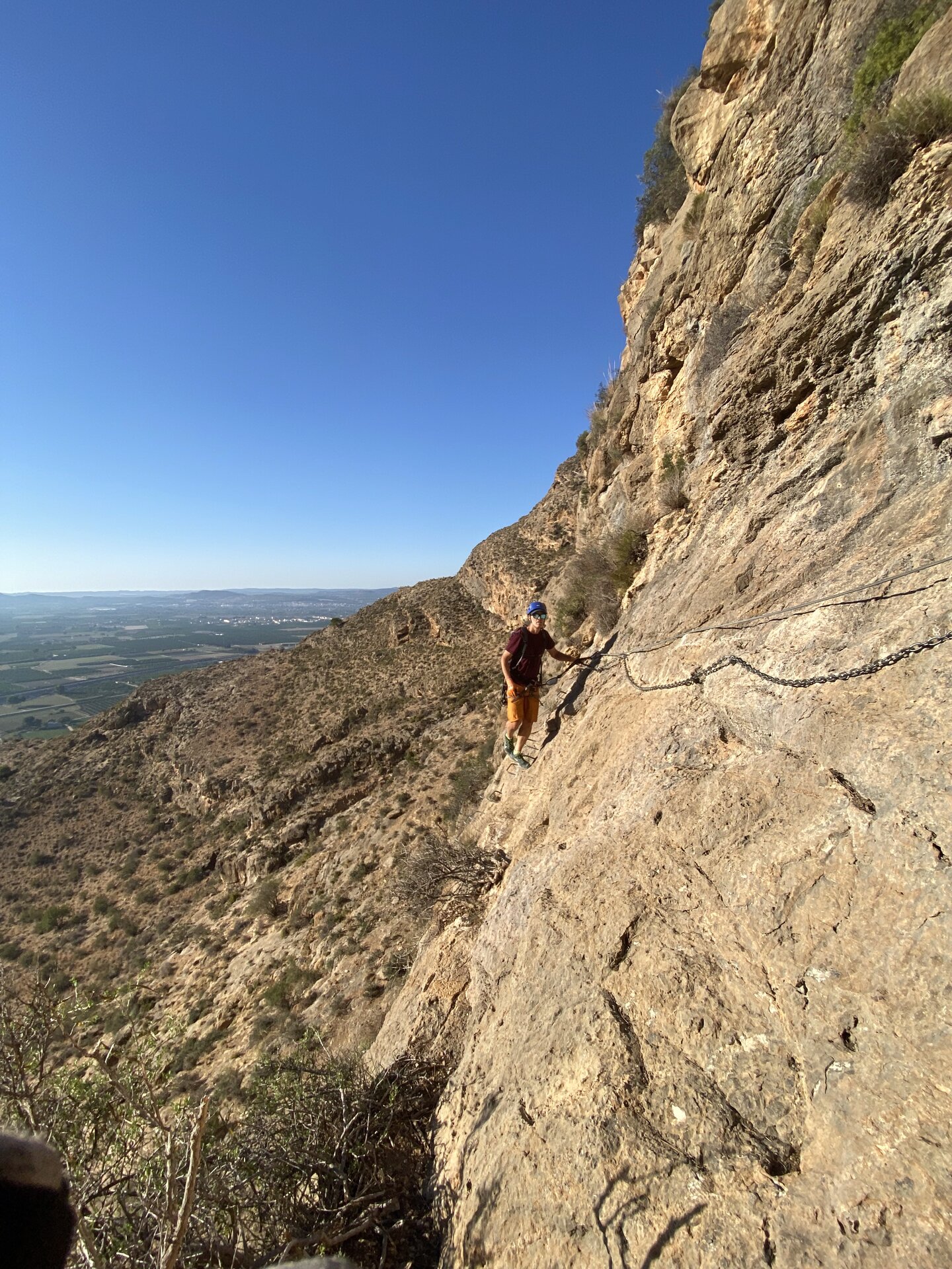Callosa — paroi et vue mer
