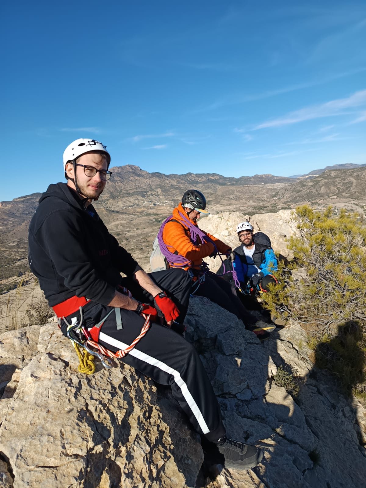 Grupo en cima